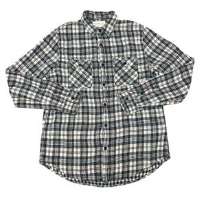 Denim & Supply Ralph Lauren RL Boyfriend Button Up Flannel Shirt Womens L
